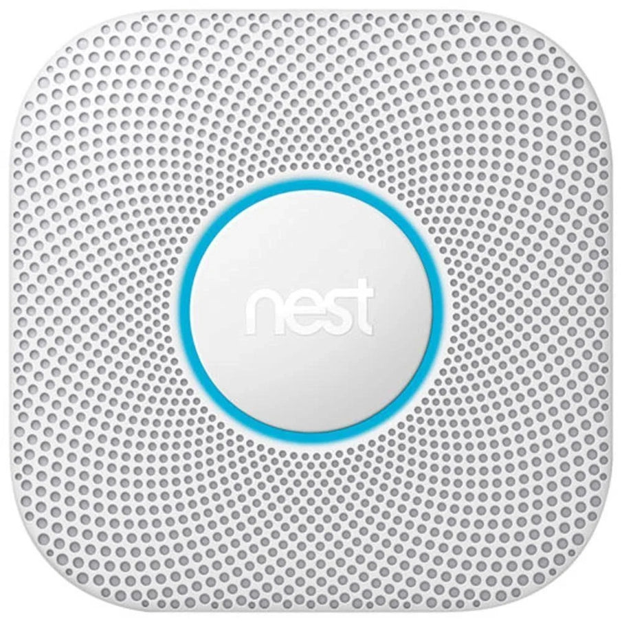 Google Nest Protect 2nd Generation Smoke And Carbon Monoxide Detector With Cable, Voice Alerts And Smartphone Notifications