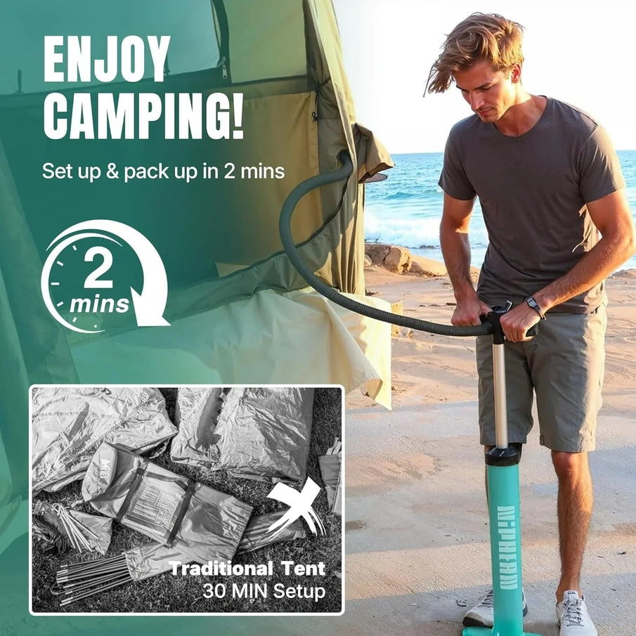 Truck Bed Tent 5.5 Ft.-8 Ft. Suitable For 2 Plus 1 People Family Inflatable Pickup Truck Tent
