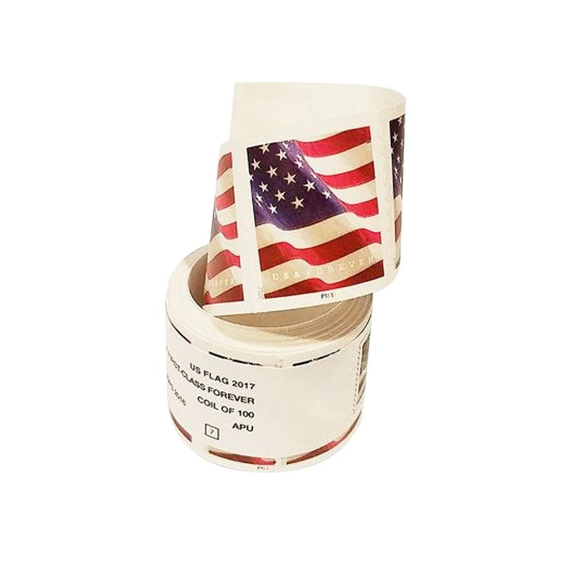 2017 U.S Flag Forever Stamps Roll 100pcs