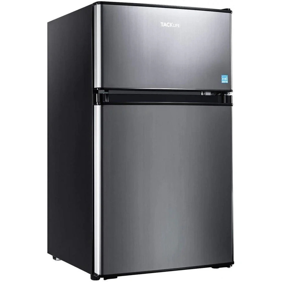 Mini Fridge With Freezer, 3.1 Cu. Ft. Small Refrigerator, Compact Refrigerator With LED Light