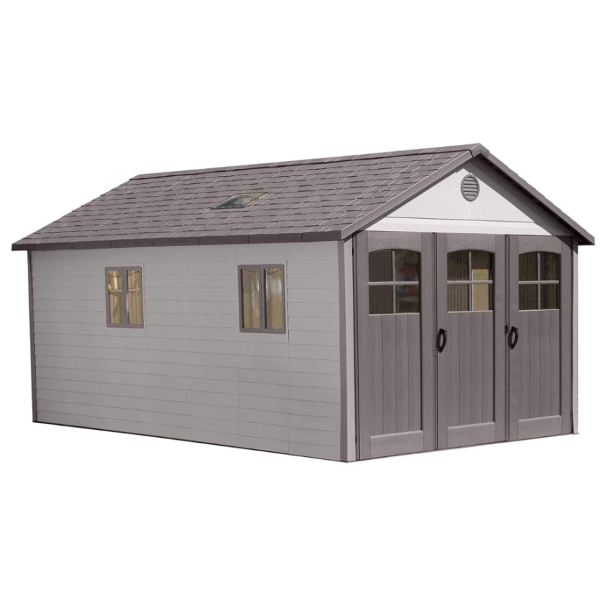 Lifespan 11 x 18.5 Ft. Outdoor Storage Shed, 11 x 18.5, Desert Sand