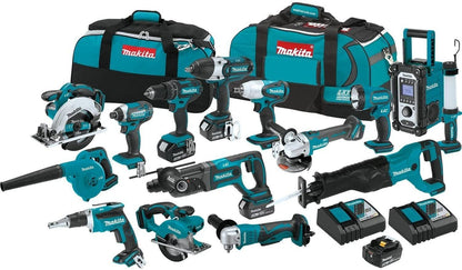 15 Tool Combination Kit With Charger