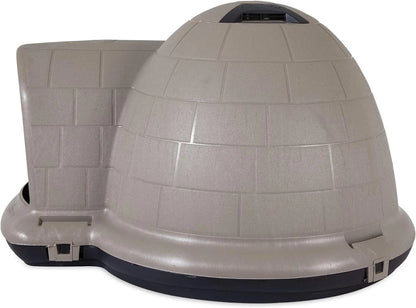 Petmate Indigo Dog House, Igloo Dog House, Made In USA With 90% Recycled Materials
