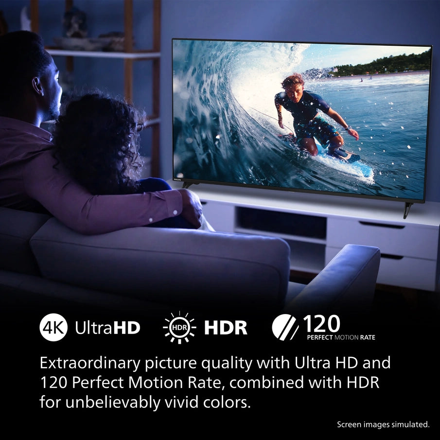 Philips 60 Class 4K Ultra HD, 2160p Google Smart LED TV, 60PUL7555/F7