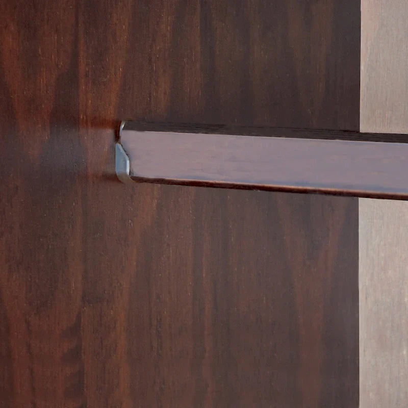 Palace Imports 100% Solid Wood Flexible Wardrobe Armoire With Metal Or Wooden Knobs