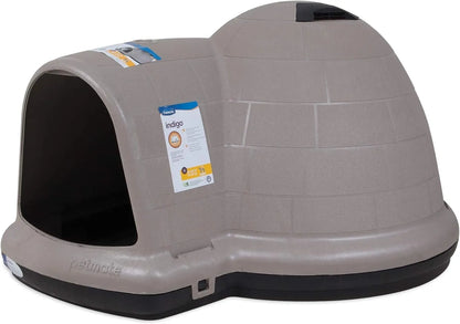 Petmate Indigo Dog House, Igloo Dog House, Made In USA With 90% Recycled Materials