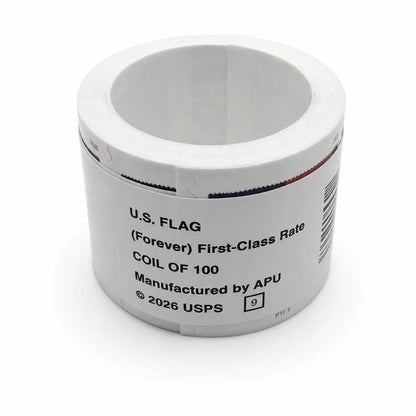 2026 U.S Flag Forever Stamps Roll 100pcs