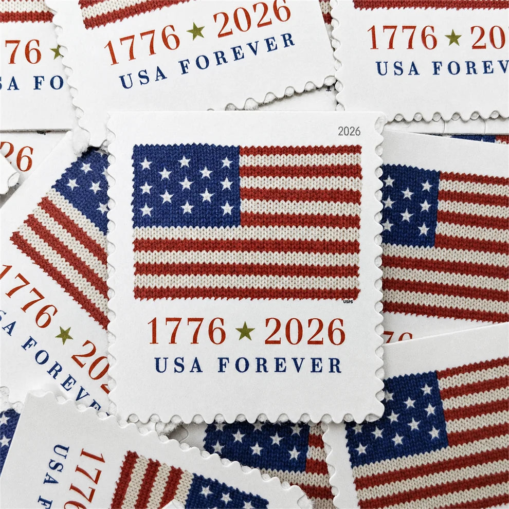 2026 U.S Flag Forever Stamps Roll 100pcs