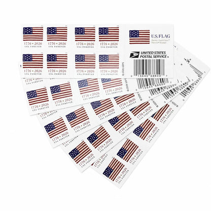2026 U.S Flag Forever Stamps Booklet 100pcs