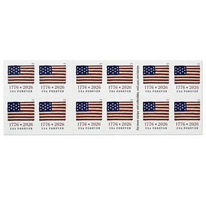 2026 U.S Flag Forever Stamps Booklet 100pcs