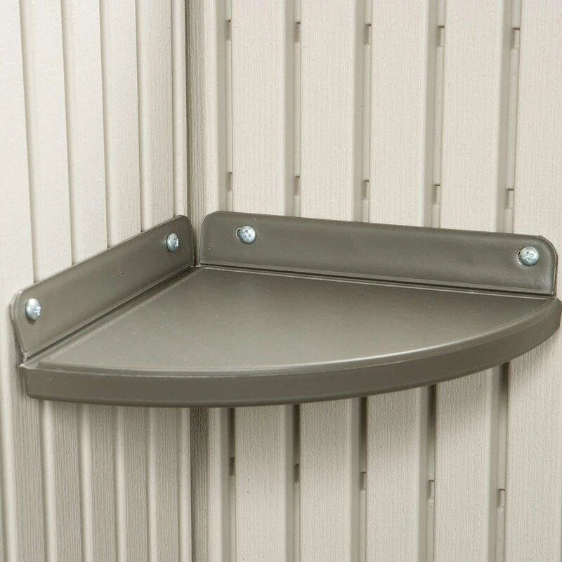 Side Entrance, 4.57 M W x 2.44 M D, Plastic Tool Shed
