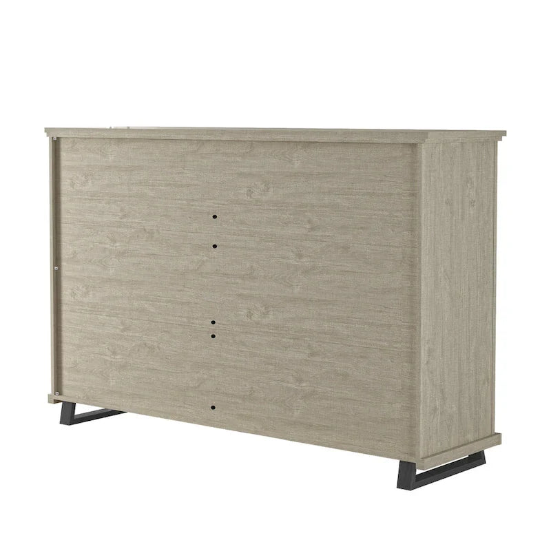 Farmhouse 4-Piece Bedroom Set, 2 Nightstand, 1 Chest And 1 Dresser