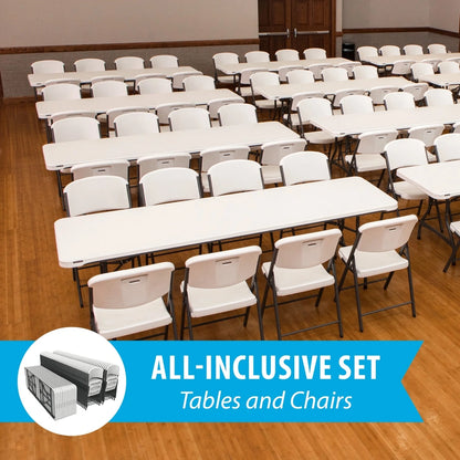 Lifetime Folding Table And Chair Set, Pack Of 108
