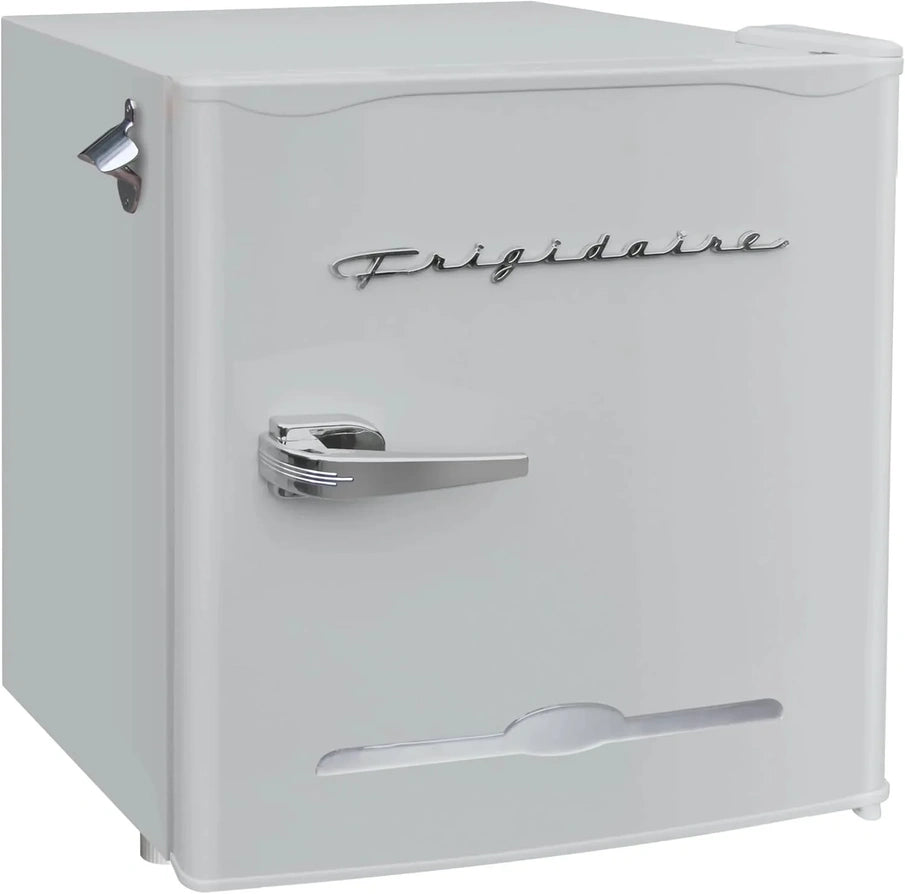 Frigidaire EFR176 Retro Compact Fridge With Chiller Mini Refrigerator With Built-In Bottle Opener For Office, Bedroom, Dorm Room Or Cabin