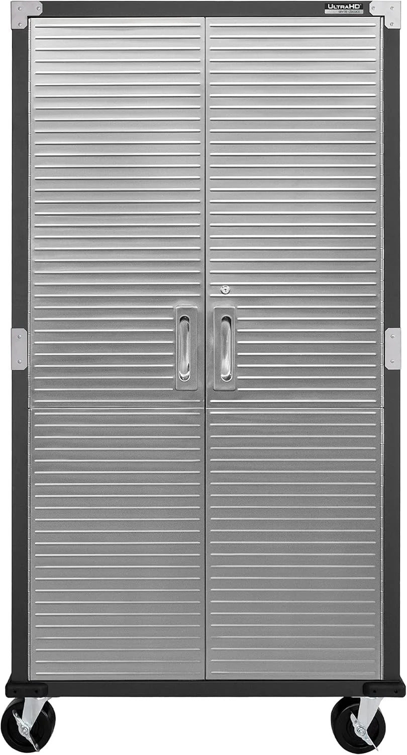 Seville Classics UltraHD Steel Storage Cabinet, 36 In.W x 18 In.D x 72 In.H