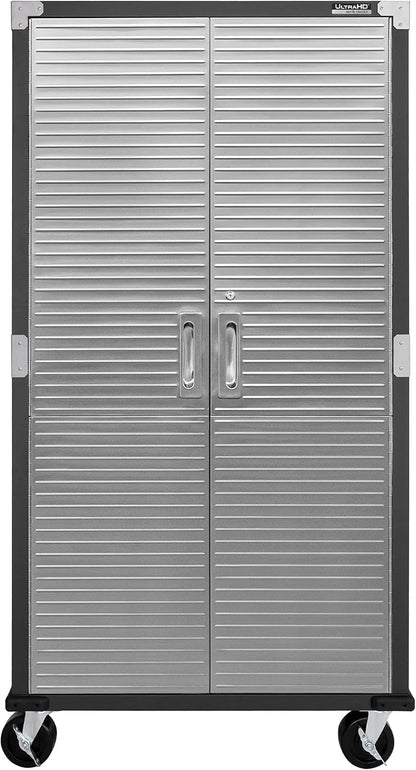 Seville Classics UltraHD Steel Storage Cabinet, 36 In.W x 18 In.D x 72 In.H