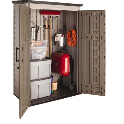 Rubbermaid Garden Shed, Model 2025, 52 Cu. Ft., Approx. 1.47 m3, Weatherproof, Lockable Doors