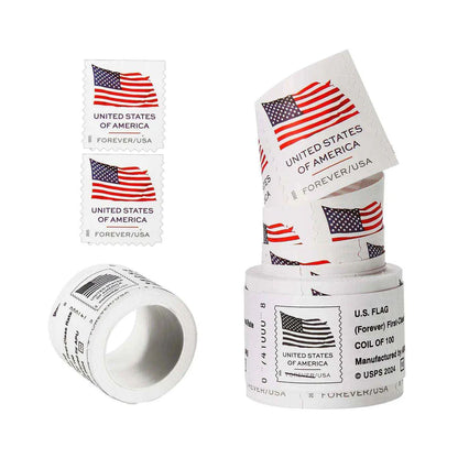 2025 U.S Flag Forever Stamps Roll 100pcs