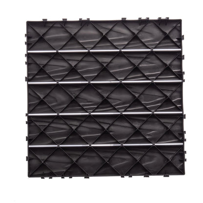 76-Pack Plastic Interlocking Deck Tiles, 68.80 Sq. Ft. Outdoor Plastic Flooring Super Durable And Waterproof All-Weather Indoor/Outdoor