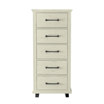 Farmhouse 4-Piece Bedroom Set, 2 Nightstand, 1 Chest And 1 Dresser