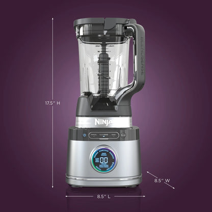 Ninja Detect Kitchen System Power Blender Plus Processor With Blend Sense Technology, Silver, TB400