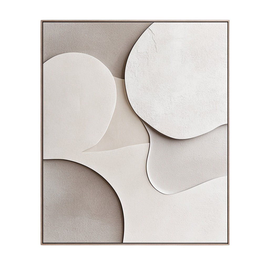 Vjqxb Modern Canvas Wall Art - Minimalist Abstract Decorative Painting for Living Room & Bedroom - Ready to Hang - Premium Texture