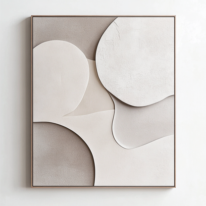 Vjqxb Modern Canvas Wall Art - Minimalist Abstract Decorative Painting for Living Room & Bedroom - Ready to Hang - Premium Texture