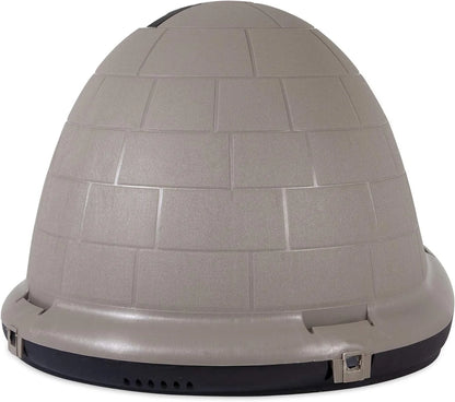 Petmate Indigo Dog House, Igloo Dog House, Made In USA With 90% Recycled Materials