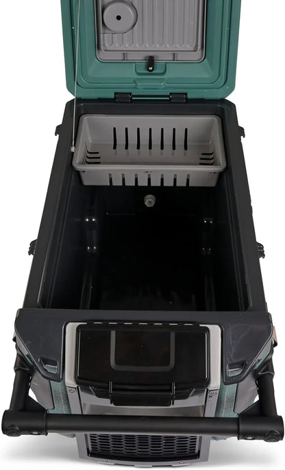 70Qt Wheeled Cooler Insulated Hard Shell Ice Chest