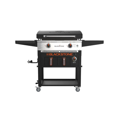 Blackstone 2-Burner 28 In. Griddle With Electric Air Fryer And Hood