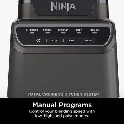 Ninja Mega Kitchen System, 1500 Watt Stand Mixer, 2.1 Liters And Food Processor, 8 Cups With 2 473 Ml Takeaway Cups
