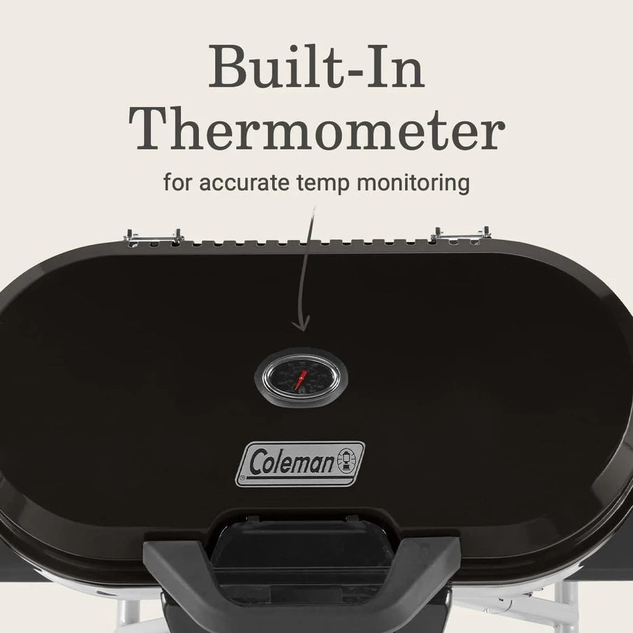 RoadTrip 285 Portable Stand-Up Propane Grill With 3 Adjustable Burners And Instastart Ignition, 20,000 BTUs Of Power For Outdoor Cooking