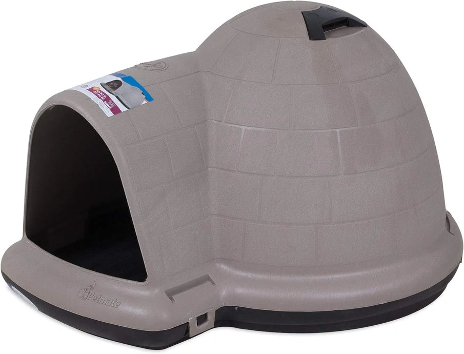 Petmate Indigo Dog House, Igloo Dog House, Made In USA With 90% Recycled Materials