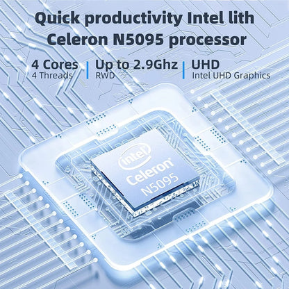 Sgin 15.6 In. Laptop 12GB DDR4 512GB SSD Windows 11 With Intel Celeron N5095A Full HD 1920x1080