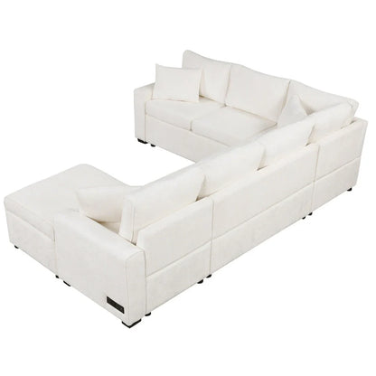 Sectional Sofa Pull-Out Sofa Bed Sleeper