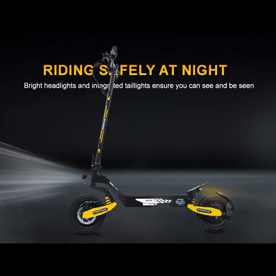 Off Road Electric Scooter For Adults, 1200W Motor Fast E Scooter, Up To 28MPH Top Speed And 20Miles Long Range, 11 In. Off-Road Tires