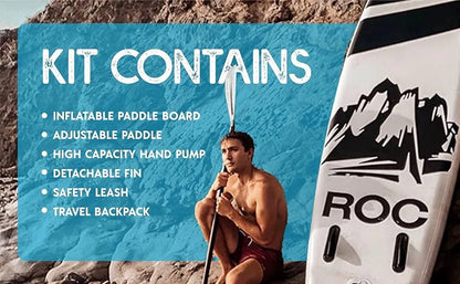Roc Inflatable Stand Up Paddle Boards 10 Ft. 6 In