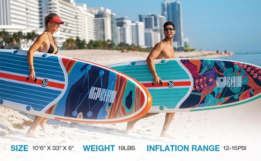 Niphean Inflatable Stand Up Paddle Board With Sup Accessories