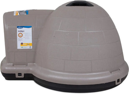 Petmate Indigo Dog House, Igloo Dog House, Made In USA With 90% Recycled Materials