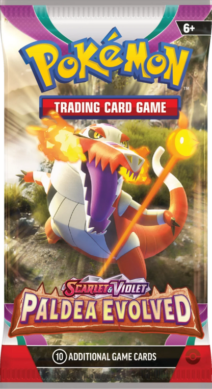 Pokemon Trading Card Game Scarlet And Violet 2 Paldea Evolved Booster Bundle 6 Booster Packs