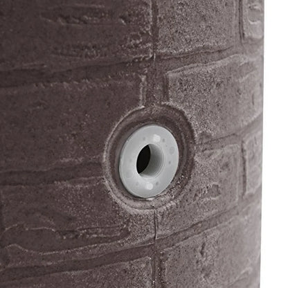 Good Ideas IMP-D50-DAR Impressions Downton Rain Saver Rain Barrel, 50 Gallon, Dark Granite