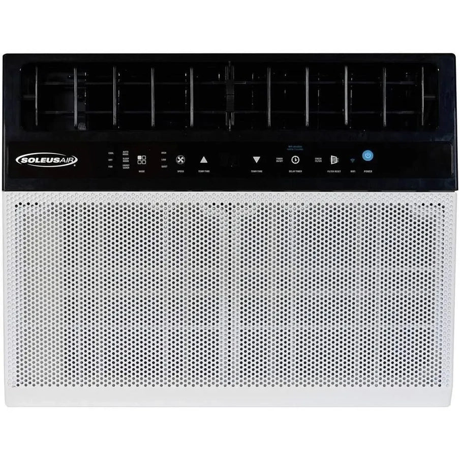 Soleus Air 8,000 BTU Hybrid, Saddle Window Air Conditioner With WiFi, 8,000 BTU, White