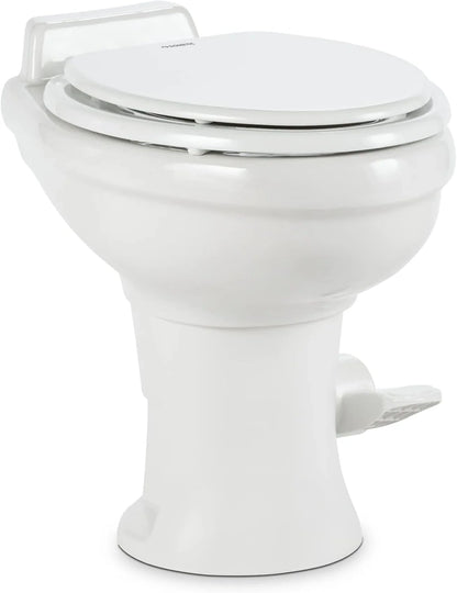 320 Series Standard Height RV Toilet, White