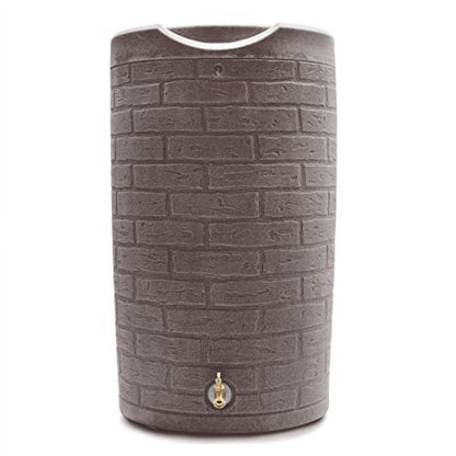Good Ideas IMP-D50-DAR Impressions Downton Rain Saver Rain Barrel, 50 Gallon, Dark Granite