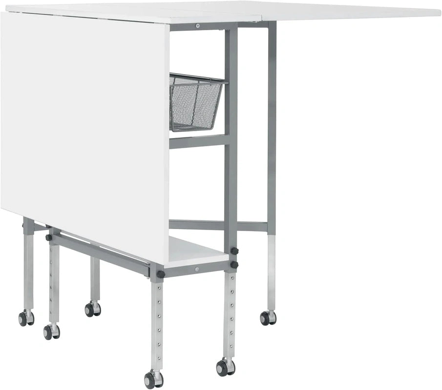 Sew Ready Hobby Cutting Table, 58.75 In. x 36.5 In., White/Silver, x36