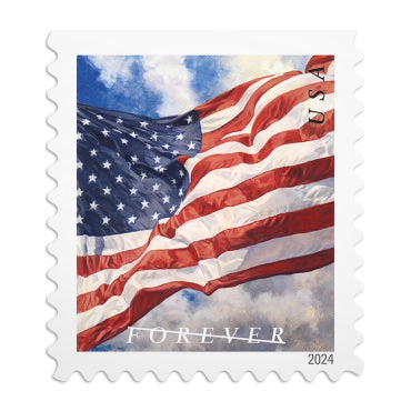 2024 U.S Flag Forever Stamps Booklet 100pcs
