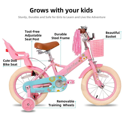 Joystar Kids Bike Little Daisy 14 In. Girls Bike