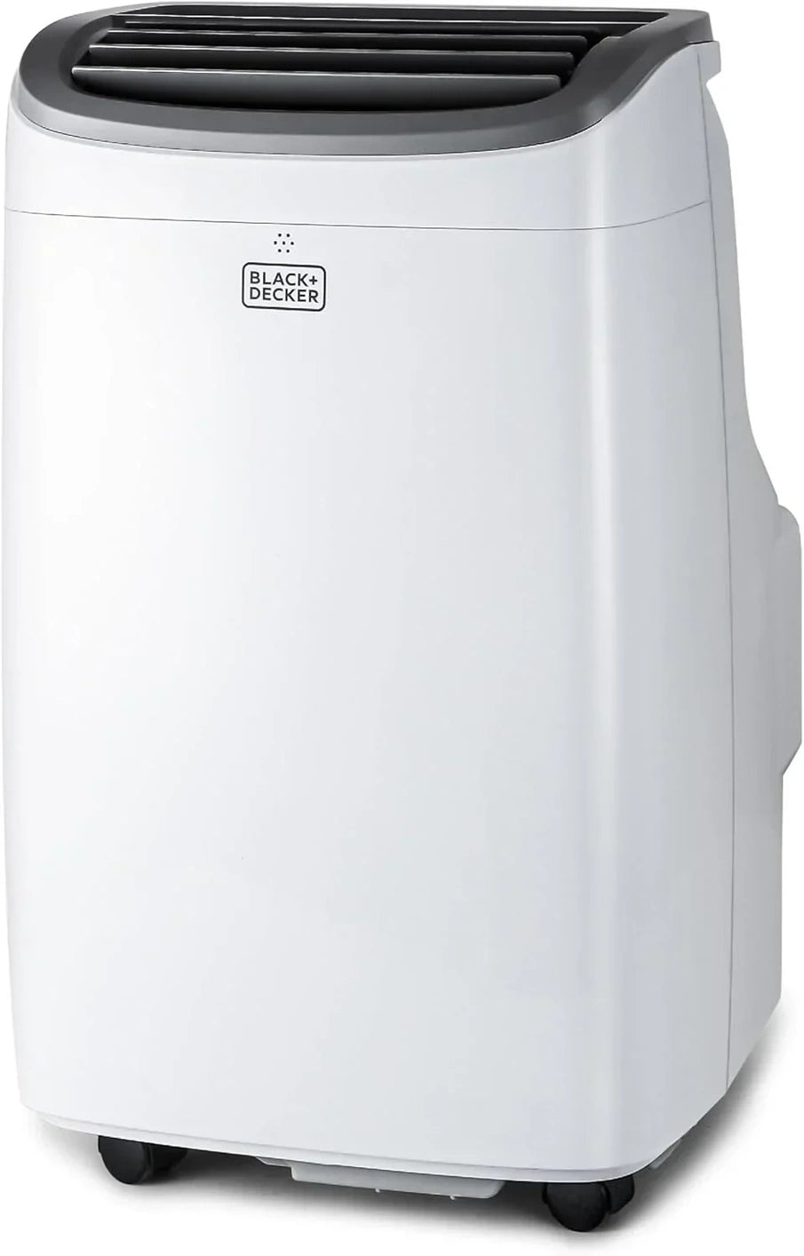 Black Plus Decker 10,000 BTU Portable Air Conditioner For Rooms Up To 450 Sq With Remote Control