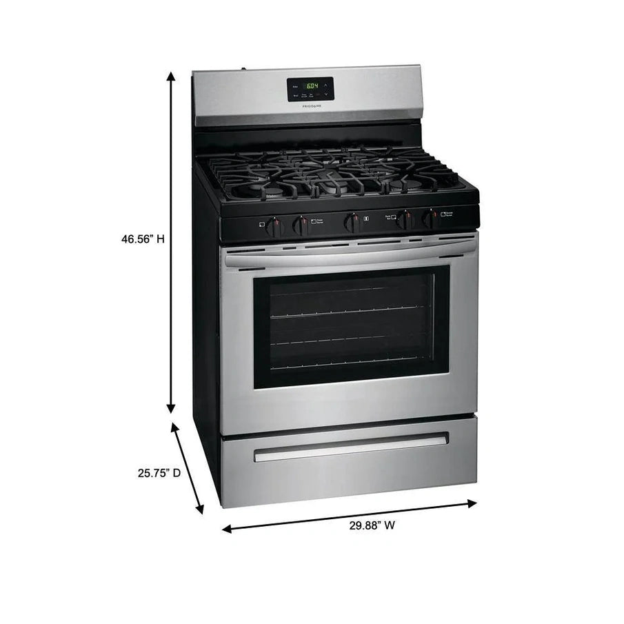Frigidaire 30 In., 76 Cm Wide Freestanding 5-burner Stainless Steel Gas Hob FCRG3052AS