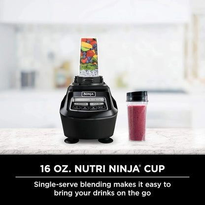 Ninja Mega Kitchen System, 1500 Watt Stand Mixer, 2.1 Liters And Food Processor, 8 Cups With 2 473 Ml Takeaway Cups